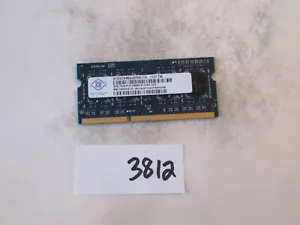 Nanya NT2GC64B88B0NS-CG 2Gb PC3-10600 1333Mhz DDR3 SODIMM Laptop Memory RAM 3812 - Picture 1 of 2