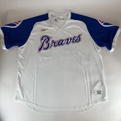 Camiseta deportiva Hank Aaron Atlanta Braves MLB Nike Cooperstown Collection para hombre 2XL nueva Foto 1 de 4