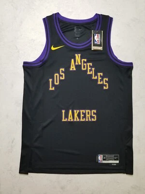 New Nike NBA LA Lakers City Edition Blank  Basketball Jersey Men's Size 48 - Image 1 of 4