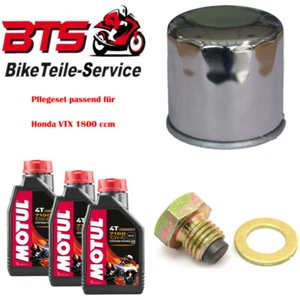 Satz 3L Öl, Filter, Ablassschraube passend für Honda VTX 1800 ccm 26 - Bild 1 von 1