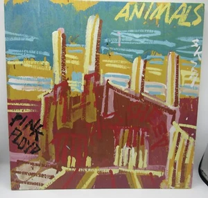Signed Steve Keene painting Pink Floyd Animals 16x16” rock art - Picture 1 of 8