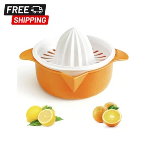 1pc Citrus Juicer - Manual Handheld Lemon Squeezer with Pour Spout, 250ml - NEW - Picture 1 of 8