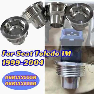 Set 4 Fuel Injector Inserts Cup Seat For Seat Toledo 1M Upgrade Aluminum 99-2004 - Picture 1 of 10