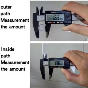 Digital Caliper 4" 100mm Micrometer LCD Gauge Vernier Electronic Measuring Ruler - Picture 1 of 4