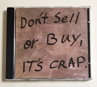 Replacements ~ Don't Sell Or Buy, It's Crap limited promo CD Paul Westerberg Foto 1 de 3