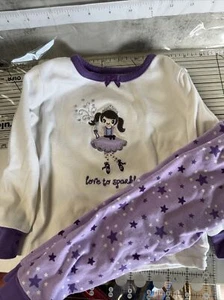 Gymboree PJ 18-24m Love To Sparkle Purple Vntg 2003 - Picture 1 of 5