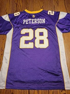 Reebok Adrian Peterson Minnesota Vikings NFL Football Jersey Youth XL 18-20 Boy - Picture 1 of 10