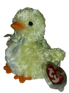 Juguete de peluche Ty Beanie Baby - PEEPERS the Chick (2004 BBOM) 4,5" NUEVO MWMTs - Imagen 1 de 10
