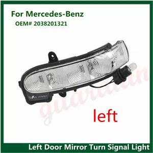 Espejo de puerta izquierda luz de giro para Mercedes W211 E W463 E320 E500 Clase G - Imagen 1 de 4