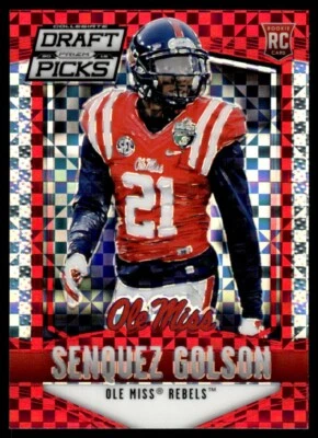2015 Panini Prizm Collegiate Draft Picks Prizms Red Power Senquez Golson Rookie - Image 1 of 2