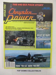 Mopar Chrysler Power Magazine   May 1987   The 440 Six Pack Story - Imagen 1 de 2