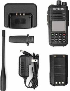 2*Retevis RT3S Ham Dual Band Walkie Talkie GPS DMR 2000mAh Two Way Radio+USB - Zdjęcie 1 z 11