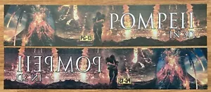 📽 3D Pompeii (2014) - Double-Sided - Movie Theater Mylar / Poster 5x25 - Picture 1 of 1