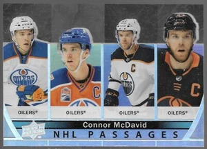 2021-22 UD Upper Deck Series 2 CONNOR McDAVID Clear Cut NHL Passages #PA-1 - Bild 1 von 2