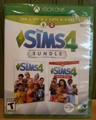 Xbox One The Sims 4 Bundle ( The Sims 4 + Cats & Dogs) - Xbox One X Enhanced - Image 1 of 4