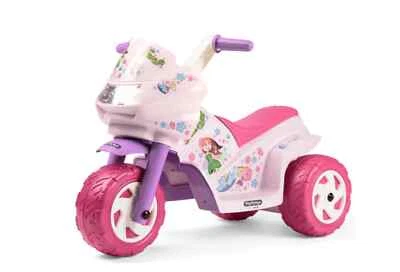 Peg Perego Mini Fairy 6V Electric Ride On Motorbike Pink - Image 1 of 4