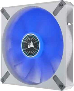 Corsair ML140 LED ELITE 140mm PWM LED White Fan AirGuide Technology 8 Blue LEDs - Picture 1 of 4