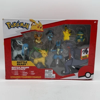 Коллекция боевых экшн-фигурок покемонов Jazwares — упаковка из 8 фигурок Пикачу Иви - Изображение 1 из 4