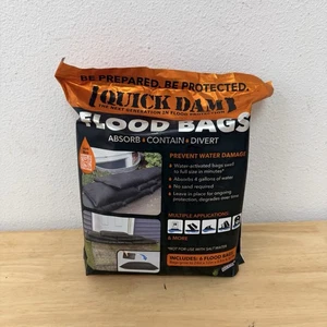Quick Dam Water Activated Flood Bags - 1x2ft, Pack of 6 {HH} - Picture 1 of 2