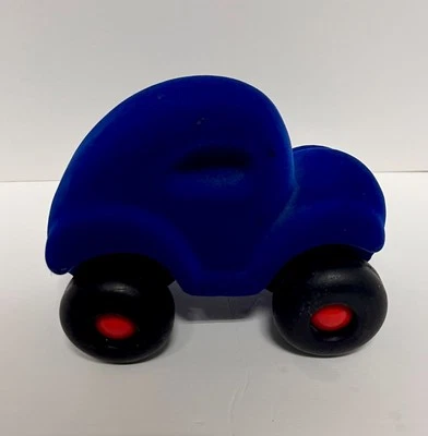 Rubbabu большой синий жук мягкая автомобильная игрушка на колесиках сенсорная игрушка - Изображение 1 из 4