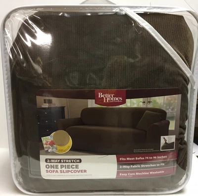 MEJOR HOGAR 2 VÍAS TELA ELÁSTICA UNA PIEZA SOFÁ FUNDA SE ADAPTA A LA MAYORÍA 74" A 96" Foto 1 de 4