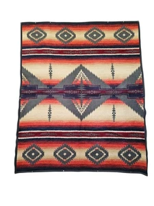 Biederlack Cuddle Wrap Blanket Southwest Aztec Zipper Snap Reversible 55” X 63” - Picture 1 of 6