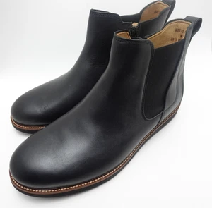 Samuel Hubbard Herren 12 W 24 Seven 2.0 Schwarz Leder Stiefel mit Reißverschluss auf Vibram - Bild 1 von 10
