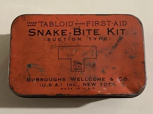 Vintage "Boulevard" Erste Hilfe Schlangenbiss Set von Burroughs Wellcome & Co New York - Bild 1 von 15