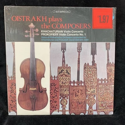 DAVID OISTRAKH violin - KHACHATURIAN PROKOFIEFF - EVEREST SDBR 3367 QUAD SHRINK - Image 1 of 4