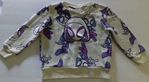Felpa Marvel Girls Spidey Amazing Friends bianca e viola 2 pezzi taglia 2T - Foto 1 di 6