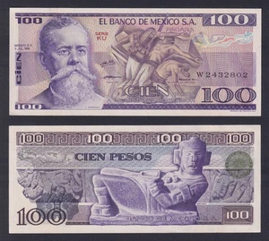 Banconota Messico 100 pesos 1978 P.-68a FDS/UNC - Picture 1 of 1