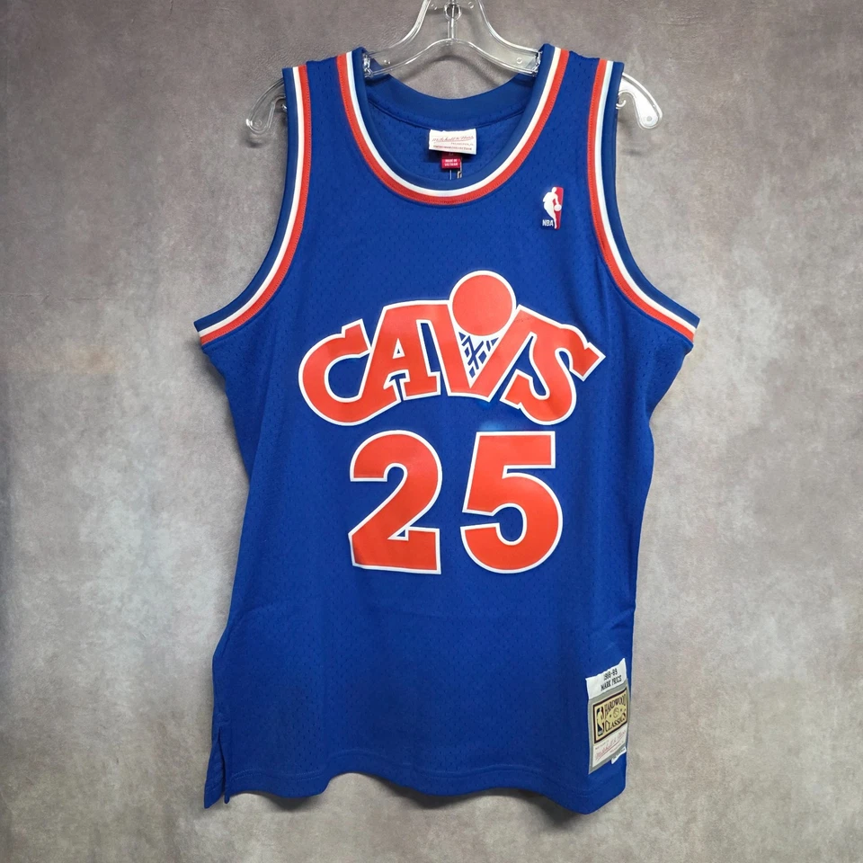 NWT Mitchell & Ness 1998 Cleveland Cavaliers Mark Price 25 Jersey L $130 Flaw - Image 1 of 4