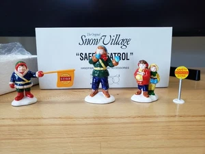 Department 56 Safety Patrol Snow Village Set of 4 - Picture 1 of 16