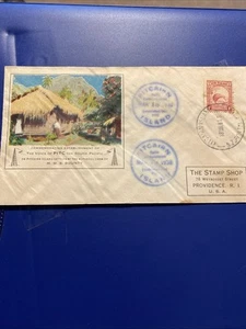 Pitcairn Island Envelope Commemorating PITC. Stamp From New Zealand. - Picture 1 of 4