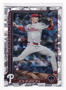 2025 Topps Seth Johnson #362 - Diamante Foil (RC) | Philadelphia Phillies - Picture 1 of 3