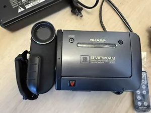 Sharp Camcorder VL-E35U 8mm Zoom8 Remote Charger Battery Remote - Picture 1 of 14
