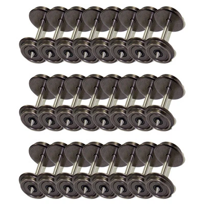 24pcs 36" Metal Wheels Insulated on one side for DC HO Scale Track C8724 - Image 1 of 4