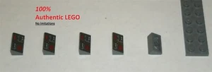 LEGO NEW 1x2x0.67 Dark Stone Grey Slope 31° Decoration (5x) 6152814 Brick 26823 - Bild 1 von 1