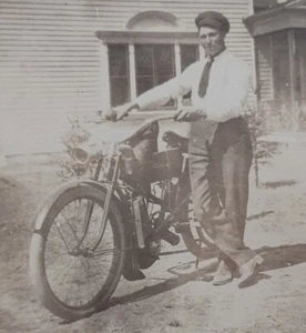MOTOCICLO d'epoca - foto reale - CARTOLINA - inserzione #5292 - Foto 1 di 9