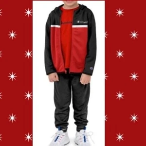 CHAMPION Hoodie & Jogger ,Tee For Toddler Boy Set 3 Pcs Set Size 2T NWT - Picture 1 of 7