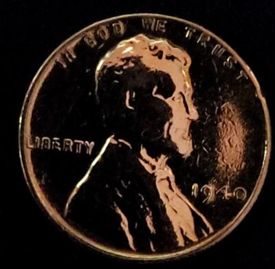 USA - 1 Cent - 1940 NM - Lincoln Wheat Penny - Bronze - 1C - Image 1 of 4