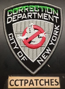 NEW YORK CORRECTION HALLOWEEN GHOSTBUSTER SCHULTERAUFNÄHER - Bild 1 von 1