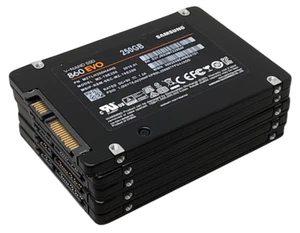 Job Lot 5 x SSD Samsung 860 EVO MZ-76E250 250Go SATA 2,5" 90-99% Santé - Photo 1/2