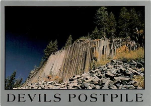 Devils Postpile National Monument Vintage Postcard by Peak Productions - Picture 1 of 2