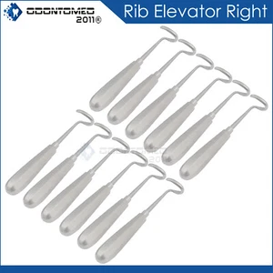 Instrumentos quirúrgicos derechos curvos de 7" con elevador de costilla 12 Doyen - Imagen 1 de 3