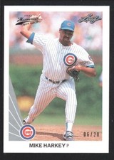 MIKE HARKEY 2012 LEAF MEMORIES #309 SILVER 1990 BUY BACK CHICAGO CUBS 6/20 SP
