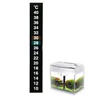 Aquarium Fish Tank Thermometer Sticker Dual Scale Stick-on Durable Thermometer