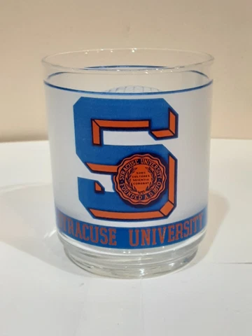 VINTAGE SYRACUSE UNIVERSITY CARRIER DOME FROSTED GLASS Cover