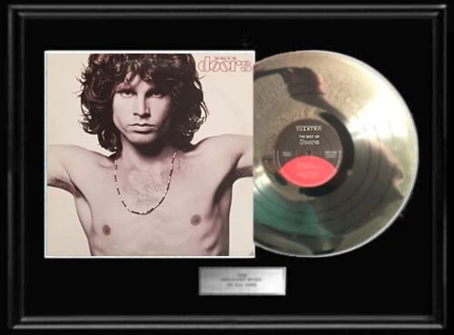 THE DOORS BEST OF LP  WHITE GOLD PLATINUM  RECORD NON RIAA AWARD RARE!! Foto 1 de 1