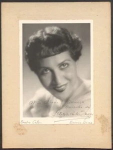 Foto real de bailarina de ópera original firmada de Leticia de la vega - Imagen 1 de 1